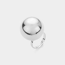 Load image into Gallery viewer, Oversized Metal Ball Ring
