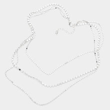 Load image into Gallery viewer, Metal Chain Triple Layered Necklace
