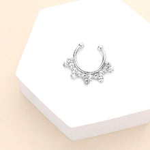 Load image into Gallery viewer, 1PC - Stone Embellished Boho Metal Nose Cuff
