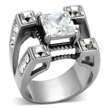 Load image into Gallery viewer, Anillo Color Plata Para Hombres de Acero Inoxidable Unico y Elegante - Jewelry Store by Erik Rayo

