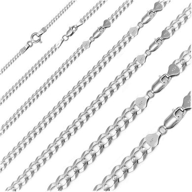 Cadena Para Mujer de Plata 925 de Ley Esterlina Italiana Eslabon Cubano - Jewelry Store by Erik Rayo