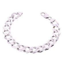 Load image into Gallery viewer, Men&#39;s 14k White Gold Solid Cuban Chain Bracelet Link Link 8&quot; 12.5mm 40grams - Jewelry Store by Erik Rayo
