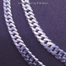Load and play video in Gallery viewer, Bracelet for Men and Women Silver Figaro Brazalete HombreMujer
