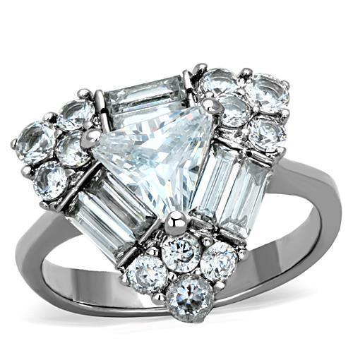 Silver Womens Ring Anillo Para Mujer Stainless Steel Ring Bursa - Jewelry Store by Erik Rayo
