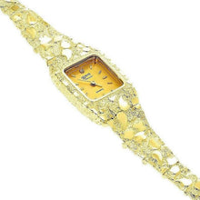 Load image into Gallery viewer, Women&#39;s Watch 14k Yellow Gold Nugget Link Bracelet Geneve Diamond Wrist Watch 7.5 31 grams - Jewelry Store by Erik Rayo
