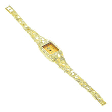 Load image into Gallery viewer, Women&#39;s Watch 14k Yellow Gold Nugget Link Bracelet Geneve Diamond Wrist Watch 7.5 31 grams - Jewelry Store by Erik Rayo

