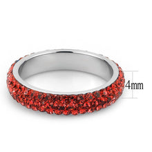 Load image into Gallery viewer, Womens Ring Anillo Para Mujer Unisex 316L Stainless Steel Ring with Top Grade Crystal in Siam - Jewelry Store by Erik Rayo
