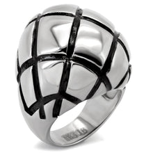 Load image into Gallery viewer, Womens Rings High polished (no plating) Stainless Steel Ring with No Stone TK139 - Jewelry Store by Erik Rayo

