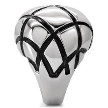 Load image into Gallery viewer, Womens Rings High polished (no plating) Stainless Steel Ring with No Stone TK139 - Jewelry Store by Erik Rayo
