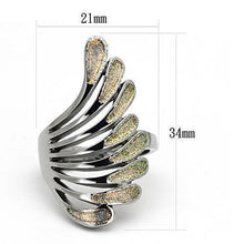 Load image into Gallery viewer, Silver Rings for Womens High polished (no plating) Stainless Steel Ring with No Stone TK1001 - Jewelry Store by Erik Rayo
