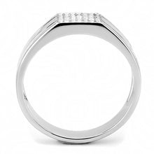 Load image into Gallery viewer, Silver Rings for Women 316L Stainless Steel DA253 - AAA Grade Cubic Zirconia in Clear
