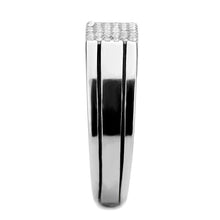 Load image into Gallery viewer, Silver Rings for Women 316L Stainless Steel DA253 - AAA Grade Cubic Zirconia in Clear
