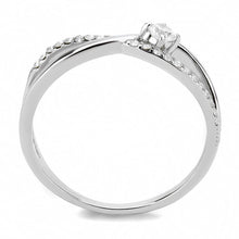 Load image into Gallery viewer, Silver Rings for Women 316L Stainless Steel DA261 - AAA Grade Cubic Zirconia in Clear
