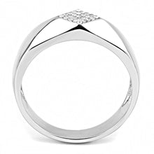Load image into Gallery viewer, Silver Rings for Women 316L Stainless Steel DA288 - AAA Grade Cubic Zirconia in Clear
