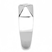 Load image into Gallery viewer, Silver Rings for Women 316L Stainless Steel DA288 - AAA Grade Cubic Zirconia in Clear
