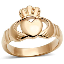Load image into Gallery viewer, Anillos Para Mujer Color Oro Rojo de 316L Acero Inoxidable Sin Piedra Udine - Jewelry Store by Erik Rayo
