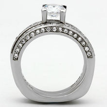 Load image into Gallery viewer, Anillos Para Mujer Color Plata de 316L Acero Inoxidable con Diamante Zirconia Cubica TK1175 - Jewelry Store by Erik Rayo
