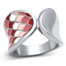 Load image into Gallery viewer, Anillos Para Mujer Color Plata de 316L Acero Inoxidable con Epoxy en Multicolor TK815 - Jewelry Store by Erik Rayo
