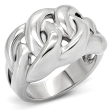 Load image into Gallery viewer, Anillos Para Mujer Color Plata de 316L Acero Inoxidable Sin Piedra TK147 - Jewelry Store by Erik Rayo
